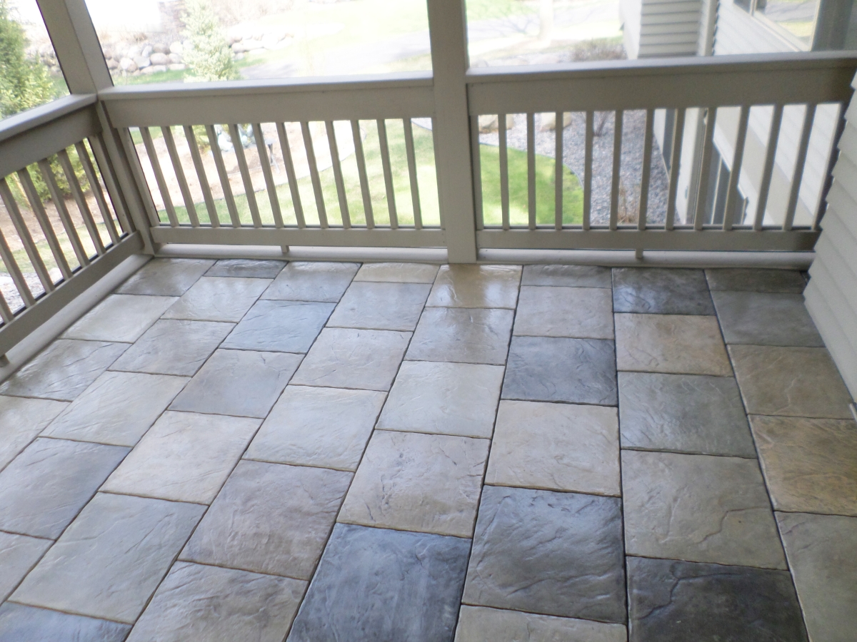 DekTek Tile Installed Over Existing Deck